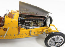 Indlæs billede til gallerivisning BUGATTI T35 N 58 WITH DRIVER FIGURE 1924 YELLOW