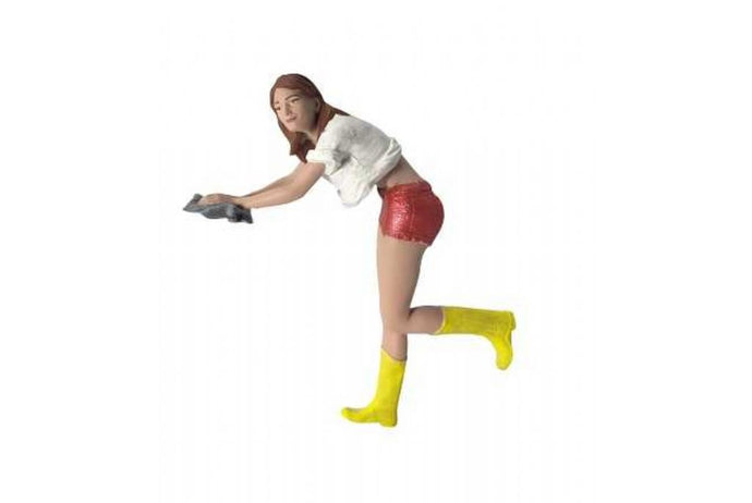 ATLANTIC FIGURES 1/18 CAR WASHER GIRL – REBECCA
