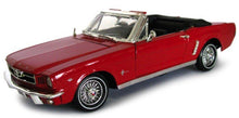 Indlæs billede til gallerivisning FORD MUSTANG CABRIO 1964-1/2 rød 1:18