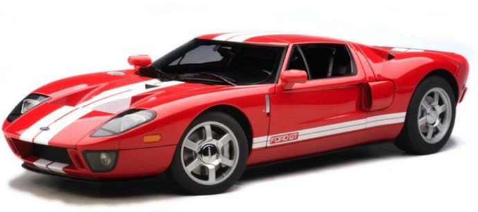FORD GT CONCEPT 2004 RED W/WHITE STRIPES 1:12
