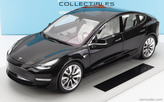 TESLA MODEL 3 BLACK modelbil 1:18