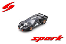 Indlæs billede til gallerivisning FORD USA GT40 MKII 7.0L V8 TEAM SHELBY AMERICAN INC. N 2 WINNER 24h LE MANS 1966 BRUCE McLAREN - CHRIS AMON BLACK SILVER 1:18