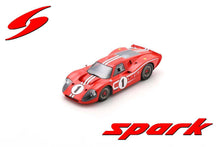 Indlæs billede til gallerivisning Ford MK IV GURNEY/FOYT WINNER 24H LE MANS 1967 rød/hvid 1:18