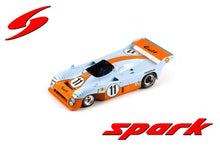 Indlæs billede til gallerivisning MIRAGE GR8 3.0L V8 TEAM GULF RESEARCH RACING N 11 WINNER 24h LE MANS 1975 JACKY ICKX - DEREK BELL LIGHT BLUE ORANGE 1:18
