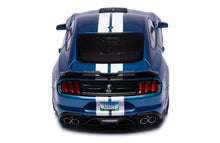 Indlæs billede til gallerivisning FORD MUSTANG SHELBY GT 500 2022 BLUE/WHITE 1:18