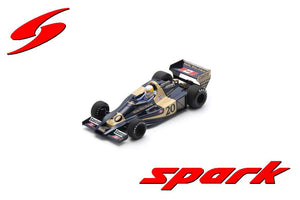 WILLIAMS F1 WOLF WR1 N 20 WINNER MONACO GP 1977 JODY SCHECKTER BLACK GOLD 1:18