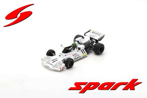 Brabham BT42 #11 WILSON FITTIPALDI MONACO GP 1973 hvid/grøn/gul 1:18