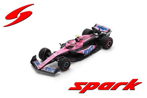 BWT Racing ALPINE A523 #10 PIERRE GASLY 9th BAHRAIN GP 2023 lyserød/sort 1:18