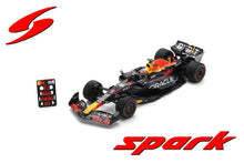 Indlæs billede til gallerivisning RED BULL F1 RB19 TEAM ORACLE RED BULL RACING N 1 WORLD CHAMPION WINNER DUTCH GP 2023 MAX VERSTAPPEN MATT BLUE 1:18