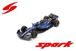 WILLIAMS F1 FW45 TEAM WILLIAMS RACING GULF N 2 AUSTIN USA GP 2023 LOGAN SARGEANT BLUE 1:18