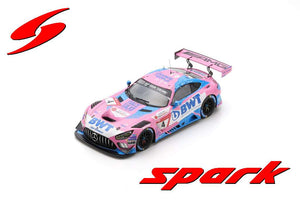 MERCEDES-AMG GT3 #4 ENGEL/GOUNON/JUNCADELLA 3rd 24H NURBURGRING 2022 lyserød/hvid/blå 1:18
