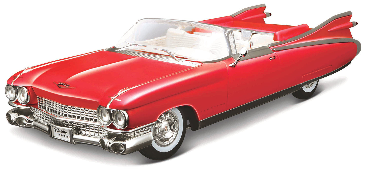 CADILLAC ELDORADO BIARRITZ CABRIO 1959 rød 1:18