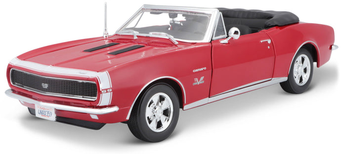 CHEVROLET CAMARO SS 396 CABRIOLET 1967 rød/hvid 1:18