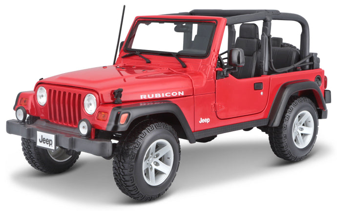 JEEP WRANGLER RUBICON rød 1:18