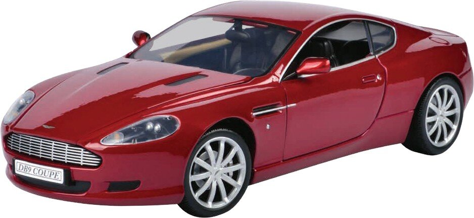ASTON MARTION DB9 COUPE 2007 rød metallic 1:18
