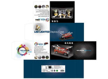 Indlæs billede til gallerivisning 1:18 Led Show case with 4 Ultra Bright Led Black base, Adjustable light