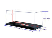 Indlæs billede til gallerivisning 1:18 Led Show case with 4 Ultra Bright Led Black base, Adjustable light