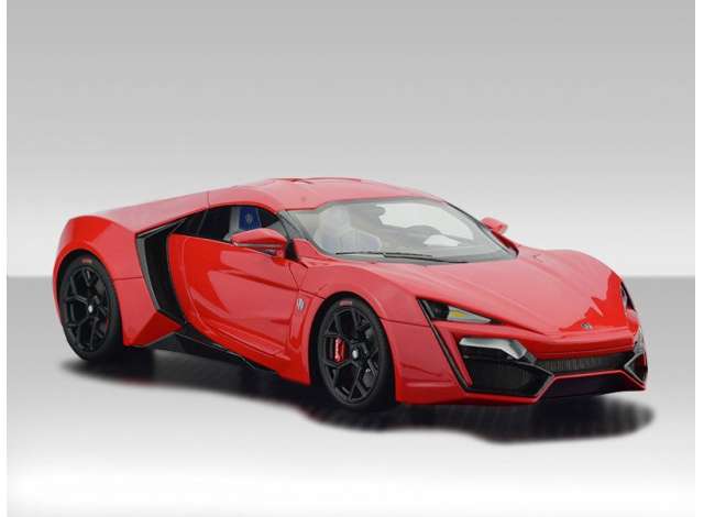 2015 Lykan Hypersport, red 1:18