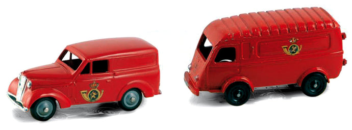 RENAULT 1000KG / DAUPHINOISE POSTES BELGES - SET rød 1:43