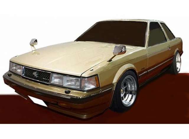 1/18 Toyota Soarer 2800GT Extra (Z10) 15 inch Wheels, gold/brown 1:18