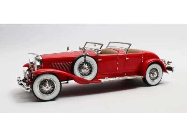 1929 Duesenberg SJ 2608 J-582 Torpedo Pheaton Walker La Grande, red 1:18