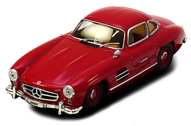 MERCEDES BENZ 300SL COUPE 1954 RED WITH SHOWCASE 1:43