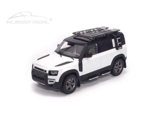 1/18 2020 Land Rover Defender 110 With Roof Pack, White 1:18