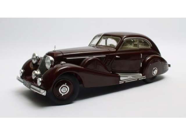 1935 Mercedes-Benz 500K Spezial Stromlinienwagen Tan Tjoan Keng, maroon 1:18