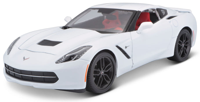 CHEVROLET CORVETTE Z51 COUPE STINGRAY 2014 WHITE 1:18
