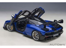 Indlæs billede til gallerivisning McLaren Senna, blue 1:18