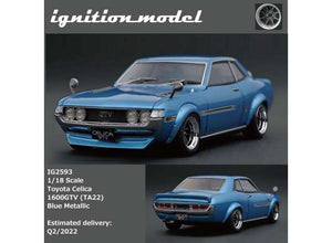 1/18 Toyota Celica 1600GTV (TA22), blue metallic 1:18
