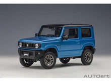 Indlæs billede til gallerivisning 1/18 Suzuki Jimny, brisk blue with black roof 1:18