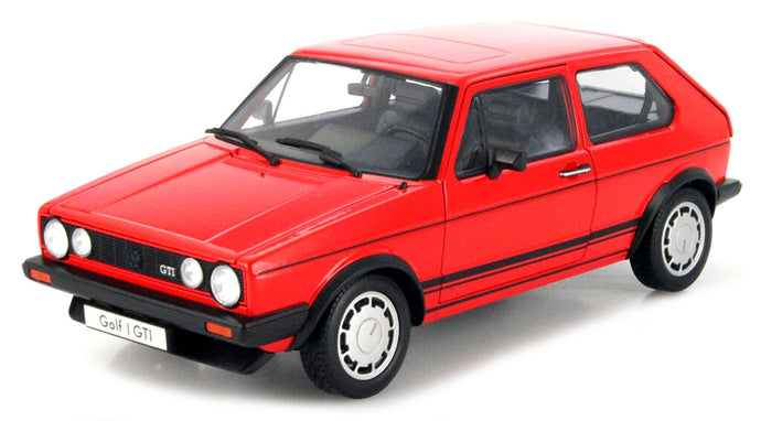 VW GOLF 1 GTI rød 1:18 fra Welly
