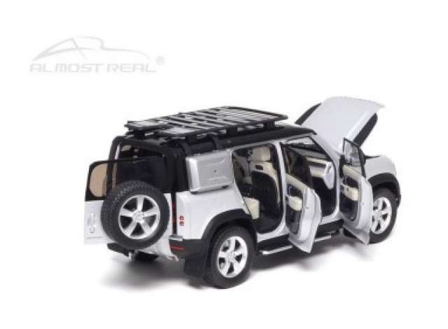 1/18 2020 Land Rover Defender 110, Satin Indus Silver 1:18