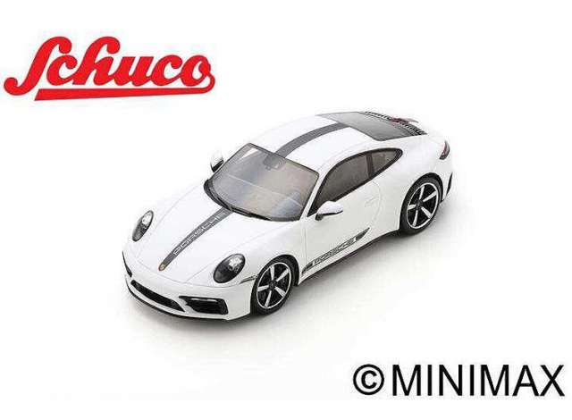 1/18 2019 Porsche 911 Carrera 4S (992), white 1:18