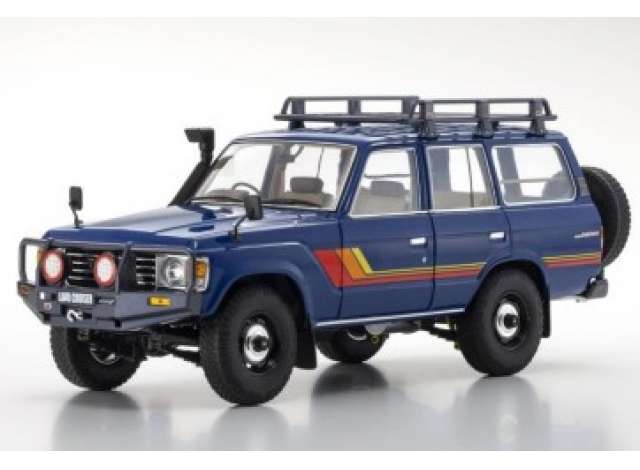 1/18 Toyota Land Cruiser 60 with Roof Rack, blue 1:18