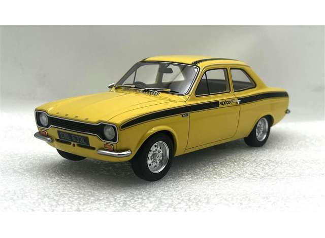 1/18 1973 Ford Escort Mexico, yellow 1:18