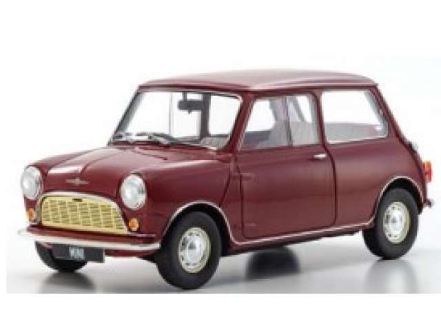 1/18 1967 Morris Mini Minor, cherry red 1:18