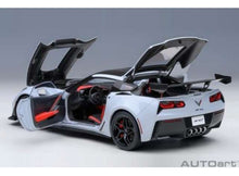 Indlæs billede til gallerivisning 1/18 Chevrolet Corvette C7 ZR1, ceramic matrix grey metallic 1:18