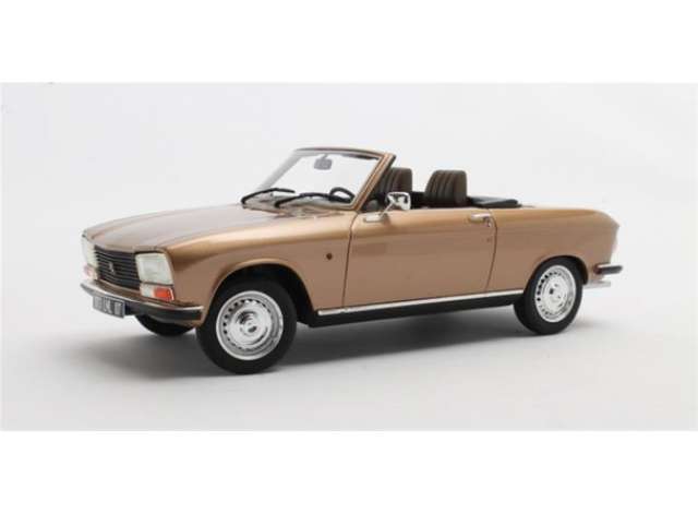 1/18 1973 Peugeot 304 cabriolet, metallic gold 1:18