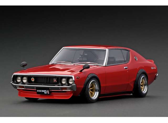1/18 Nissan Skyline 2000 GT-R (KPGC110), red 1:18