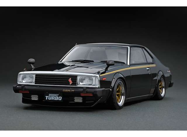 1/18 Nissan Skyline 2000 Turbo GT-ES (C211), black 1:18