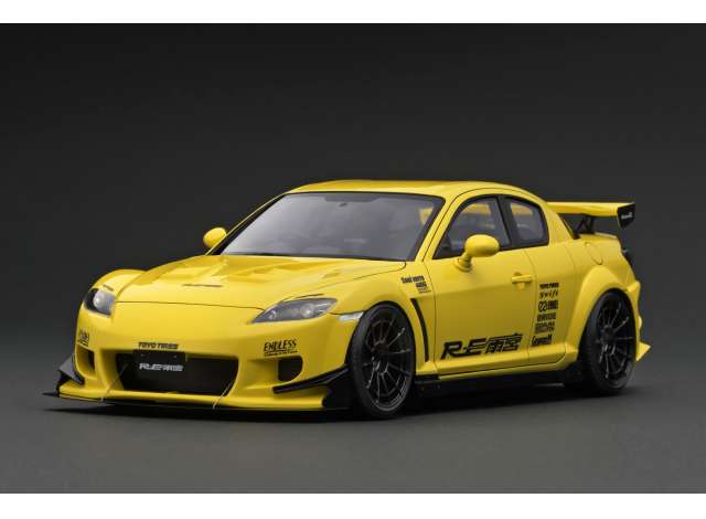 1/18 Mazda RX-8 (SE3P) RE Amemiya, yellow 1:18