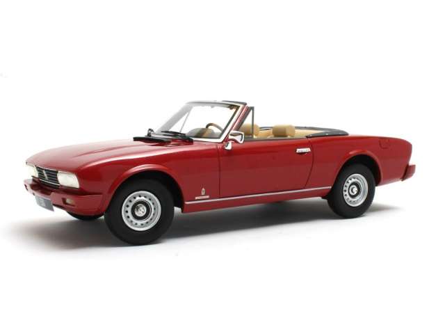 1/18 1983 Peugeot 504 cabriolet, metallic red 1:18