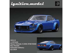 1/18 Nissan Fairlady Z (S30) STAR ROAD, blue metallic 1:18