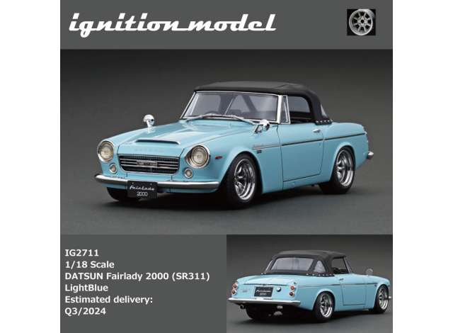 1/18 Datsun Fairlady 2000 (SR311), light blue 1:18