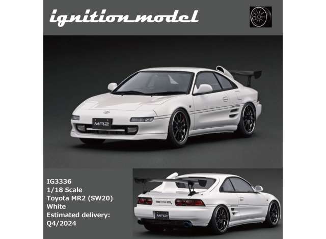 1/18 Toyota MR2 (SW20), white 1:18