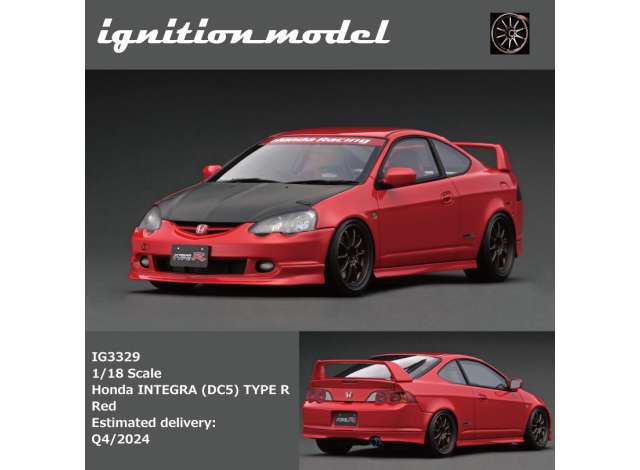 1/18 Honda INTEGRA (DC5) TYPE R, red 1:18