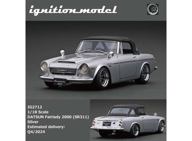 1/18 Datsun Fairlady 2000 (SR311), silver 1:18