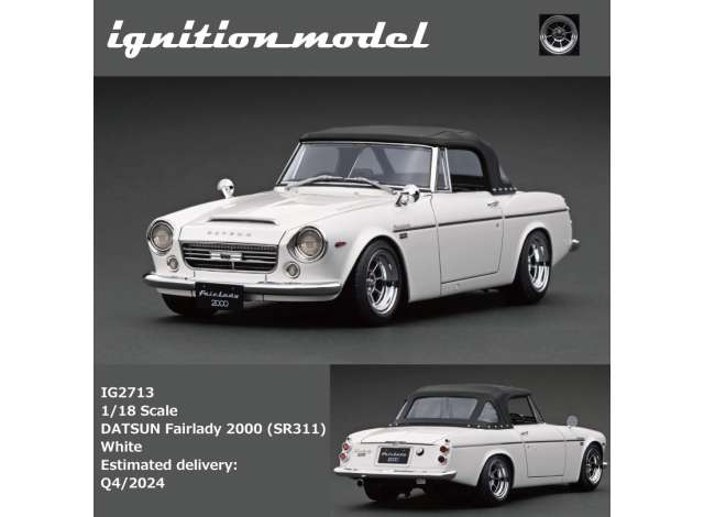 1/18 Datsun Fairlady 2000 (SR311), white 1:18